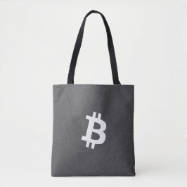 Bolsa Tote Neurônio Bitcoin Cinza