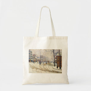 Bolsa Tote Neve, Boulevard de Clichy, Paris por Paul Signac