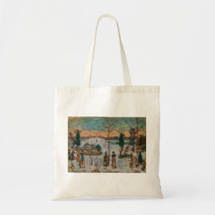 Bolsa Tote Neve em abril por Maurice Prendergast, Arte Antiga