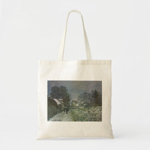Bolsa Tote Neve em Argenteuil por Claude Monet