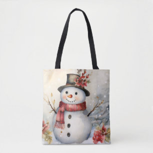 Bolsa Tote Neve num Chapéu Negro