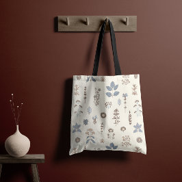 Bolsa Tote Névoa Matinal de Erva de Prado Selvagem