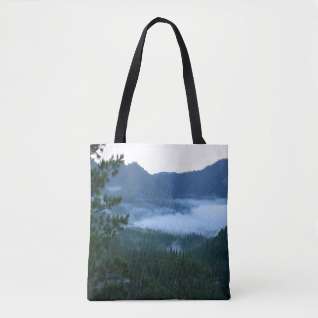 Bolsa Tote Nevoeiro matinal... (Frente)