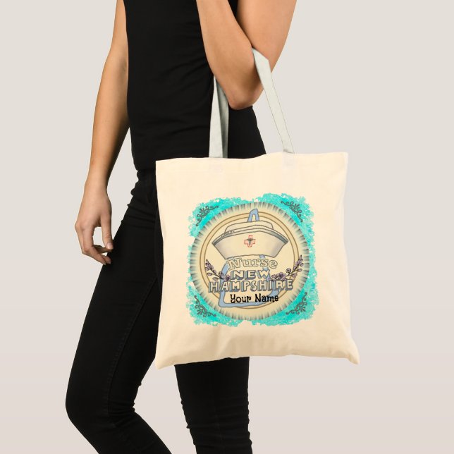 Bolsa Tote New Hampshire Nurse (Frente (produto))