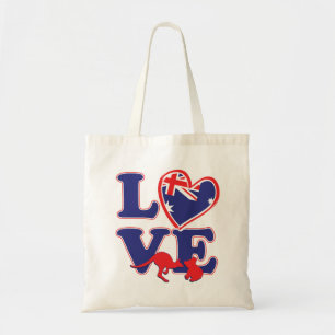 Bolsa Tote NEW-Love-From-Austrália-Heart-and-Animal