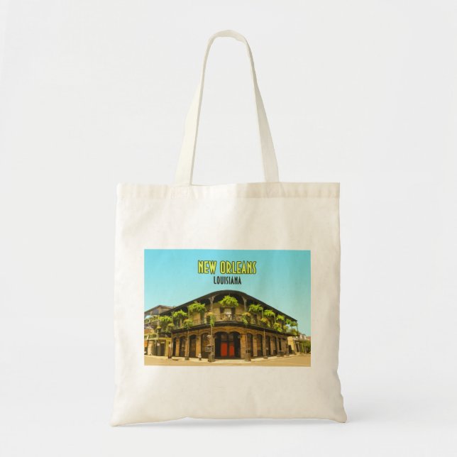 Bolsa Tote New Orleans French Quarter Louisiana (Frente)