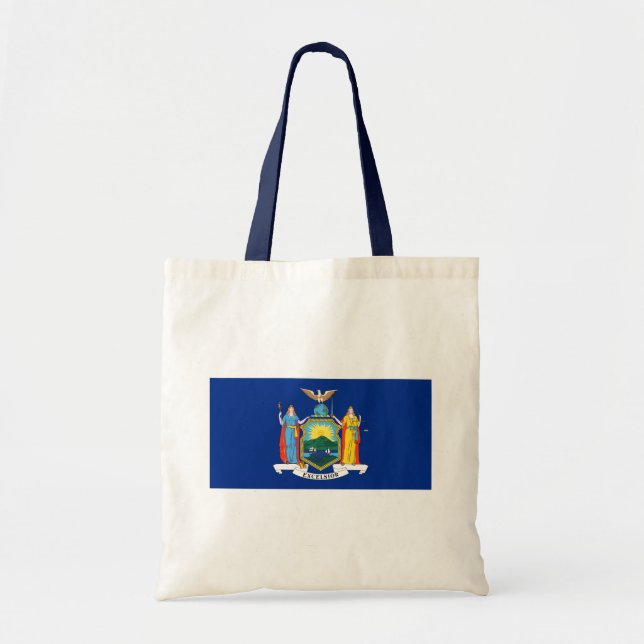 Bolsa Tote New York Flag, The Empire State, American Colonies (Frente)
