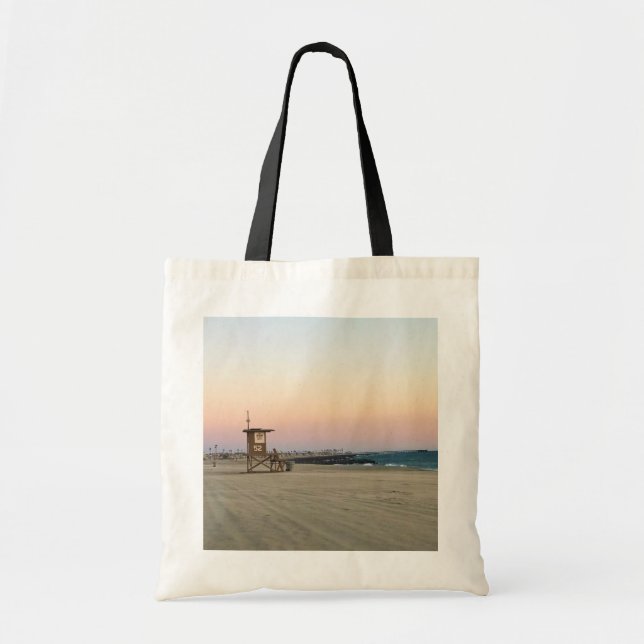 Bolsa Tote Newport Beach em Sunset, Califórnia (Frente)