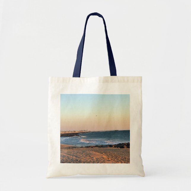 Bolsa Tote Newport Beach em Sunset, Califórnia (Frente)
