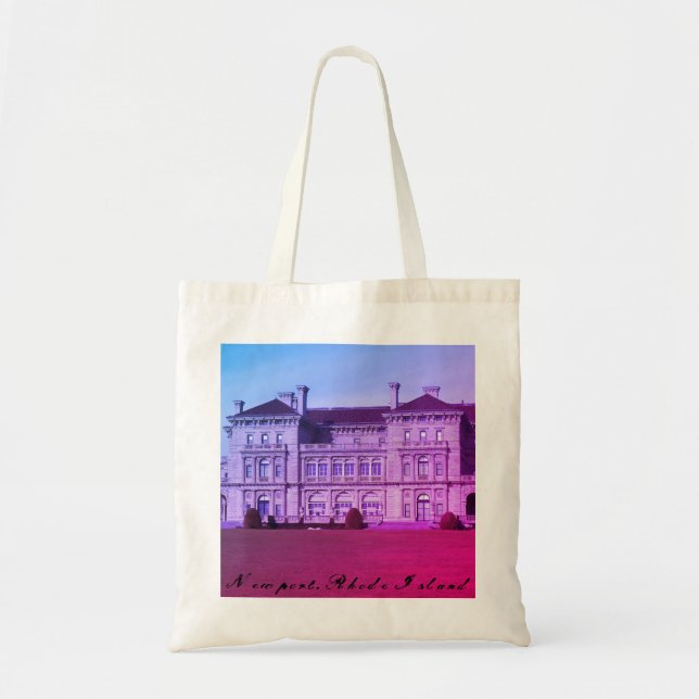 Bolsa Tote Newport, Rhode Island Beach Mansion (Frente)