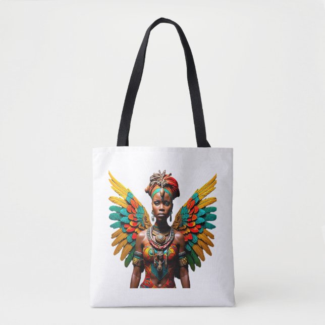 Bolsa Tote Nia Safiri African Tribal Fairy (Frente)