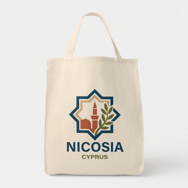 Bolsa Tote Nicosia Cyprus Mediterranean (Frente)