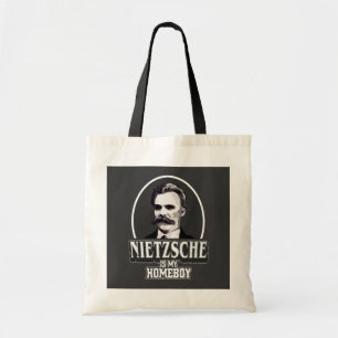 Bolsa Tote Nietzsche é meu ficar em casa