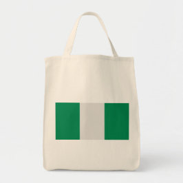 Bolsa Tote Nigéria com bandeira nigeriana (África Ocidental)