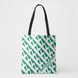 Bolsa Tote NIGERIA NAIJA - Escritura de Bíblia de FLAG Christ