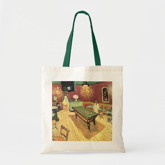 Bolsa Tote Night Cafe, Place Lamartine by Vincent van Gogh (Frente)
