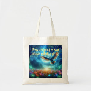 Bolsa Tote Night Owl & Morning Eagle: Viagens Celestiais