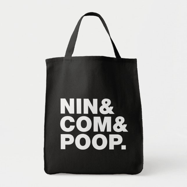 BOLSA TOTE NIN & COM & POOP. (Frente)