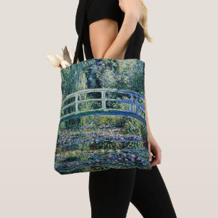 Bolsa Tote "Ninfas de Água e Ponte Japonesa"