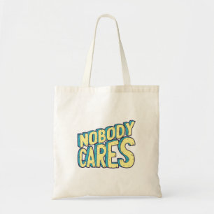 Bolsa Tote Ninguém Se Importa Com A Arte Baseada Na Tipograf