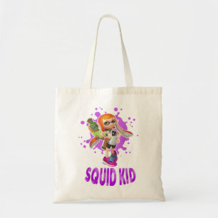 Bolsa Tote Nintendo Splatoon Lula Kid Placa Rosa Gráfico T S