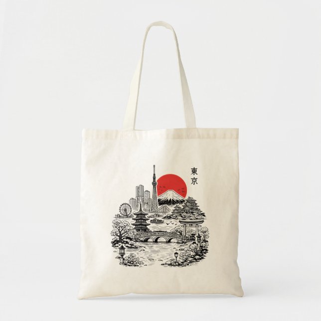 Bolsa Tote Nippon Sakura Tokyo Sakura  (Frente)
