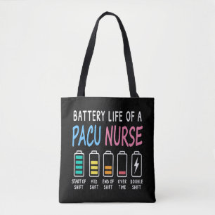 Bolsa Tote Nível de humor da vida útil da bateria de um enfer