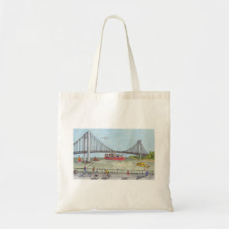 Bolsa Tote Nivelando o stroll pela ponte de Verrazano