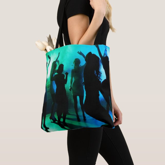 Bolsa Tote No Clube Silhouette Blue Green (Close Up)