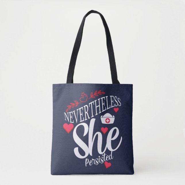 Bolsa Tote No Entanto, Ela Persiste (Frente)