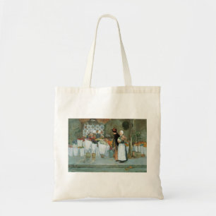 Bolsa Tote No Florista por Childe Hassam, Vintage Fine Art