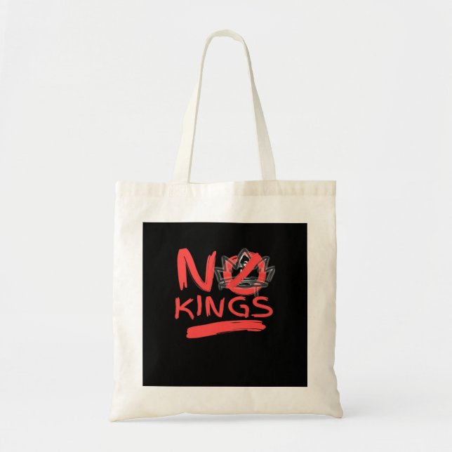 Bolsa Tote No King Simple Clean Design (Frente)