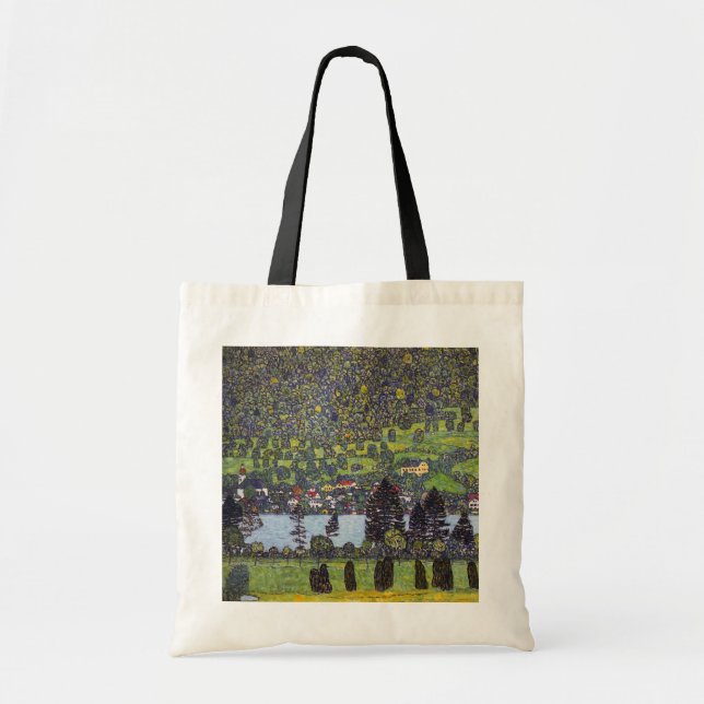 Bolsa Tote No Lago Atter, Gustav Klimt (Frente)