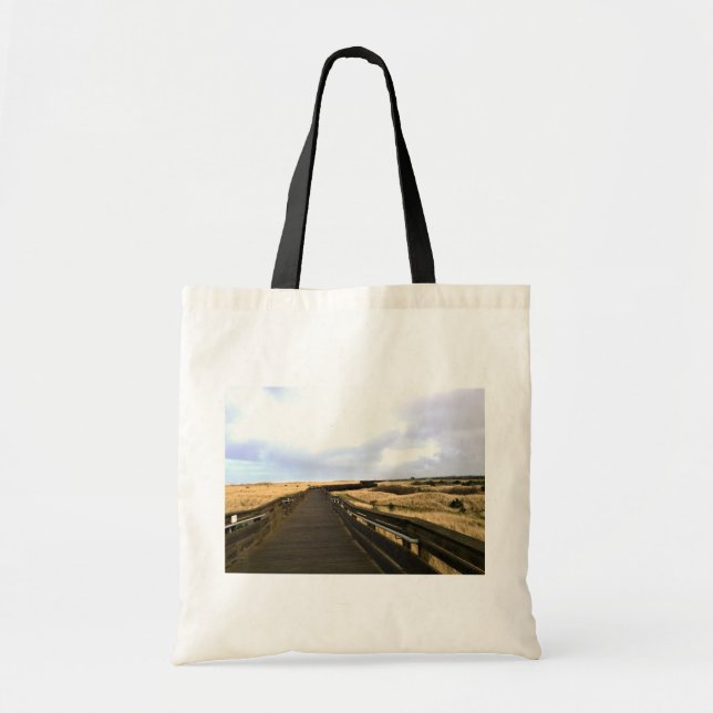 Bolsa Tote No passeio, Long Beach, Washington (Frente)