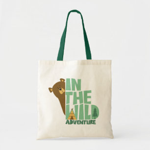 Bolsa Tote No Urso De Aventura Selvagem