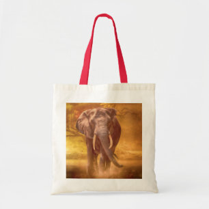 Bolsa Tote Nobreza dos elefantes africanos