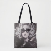Bolsa Tote Noir Portrait