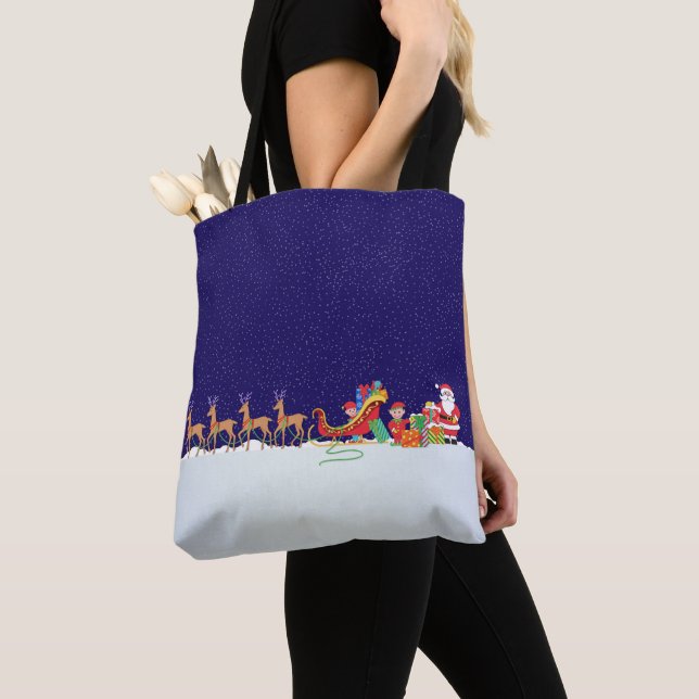 Bolsa Tote Noite Antes do Natal (Close Up)