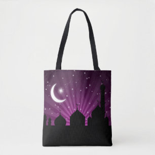 Bolsa Tote Noite de Mesquita de Silhuette