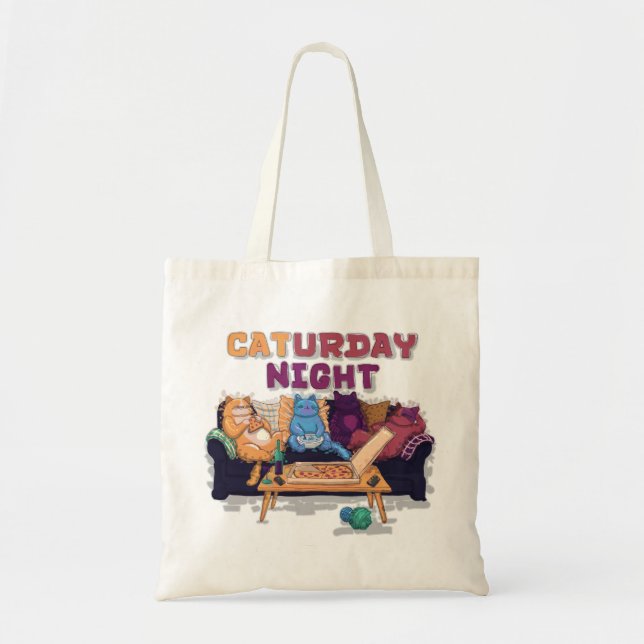 Bolsa Tote Noite de sábado (Frente)