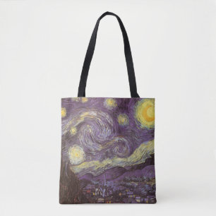 Bolsa Tote Noite estrelado por Vincent van Gogh, belas artes