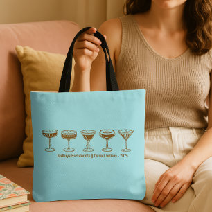 Bolsa Tote Noiva Azul Espresso Martini Despedida de Solteira