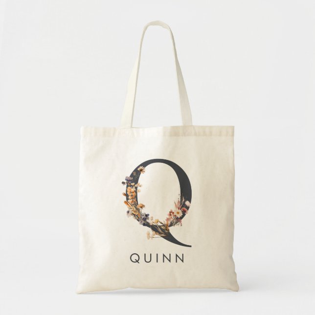 Bolsa Tote Noiva Boho Flor Silvestre Q (Frente)