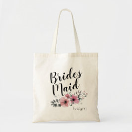 Bolsa Tote Noiva Caligrafia Dama de Honra