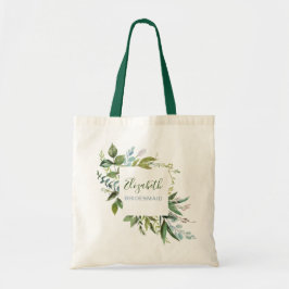 Bolsa Tote Noiva com Nome em Verde