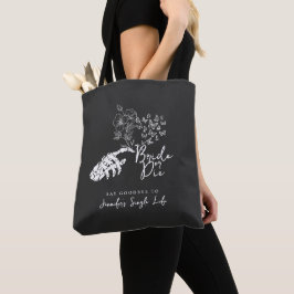 Bolsa Tote Noiva da Festa de Despedida de Solteira Gótica Flo