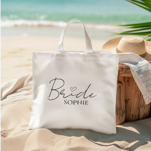 Bolsa Tote Noiva de Bachelorette Personalizada   Nome persona