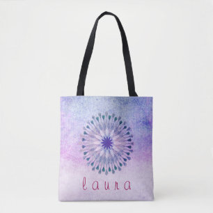 Bolsa Tote Noiva de Casamento de Aquarela de Flor de Lotus