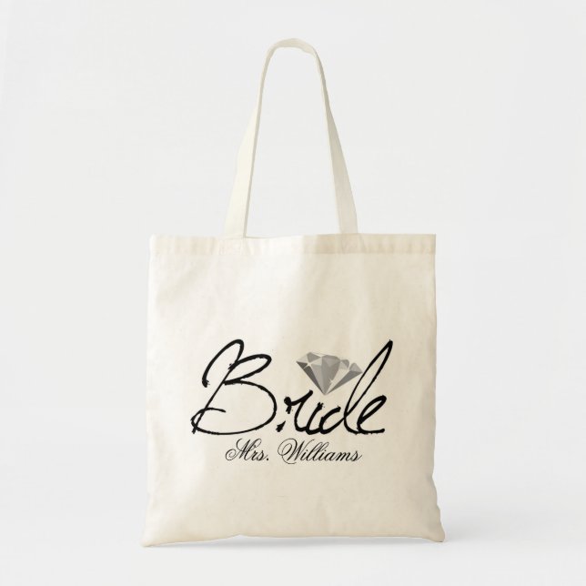 Bolsa Tote Noiva do diamante (Frente)