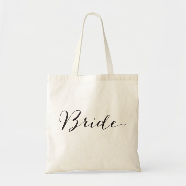 Bolsa Tote Noiva do Script Chic Bridal Party (Frente)